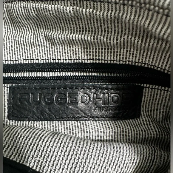 Black Leather Crossbody Bag - Picture 5 of 5